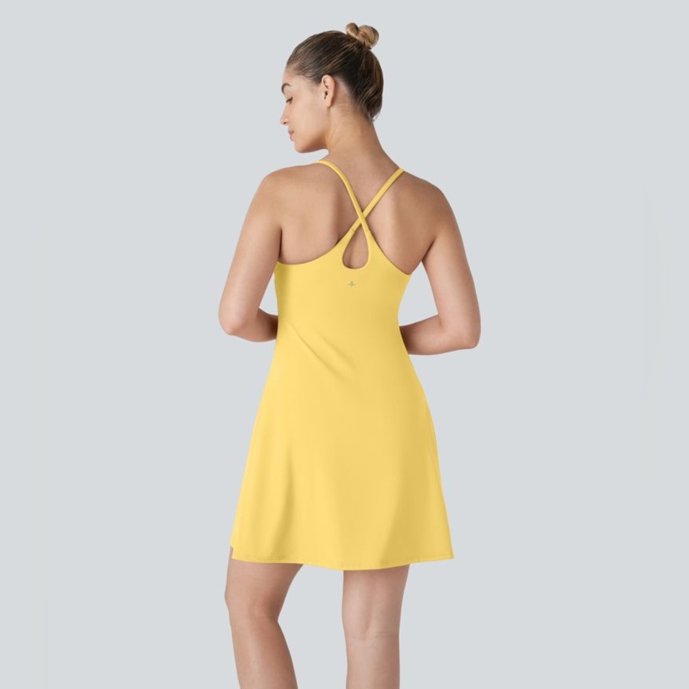 NEW Halara SoftlyZero Crossback Active Dress Larg… - image 2